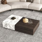 31" Wide Contemporary Cocktail Table Stone Coffee Cocktail Table Clearhalo 'Coffee & Accent Tables' 'Coffee Tables' 'coffee_tables' 'furn' 'furn_coffee_tables' 'Furniture' 'Living Room Furniture' 1200x1200_051c8579-d061-4a77-ae5a-608c5eeed161