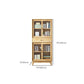 Modern Style Bookshelf Closed Back Standard Wooden Bookcase for Home