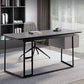 Modern Stone Top Office Desk Rectangle Task Desk with 2 Drawers for Home Clearhalo 'furn' 'furn_office_desk' 'Furniture' 'Office Desks' 'Office Furniture' 'office_desk' 1200x1200_051eff4c-bd46-4ed7-b613-c6cbb1a0a905