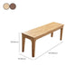 13.65-inch W Mid-Century Modern Seating Bench Solid Wood Bench Clearhalo 'Benches' 'Chairs & Seating' 'furn' 'furn_benches' 'Furniture' 'Living Room Furniture' 1200x1200_051fa45a-f755-4537-88ee-37695961e70f