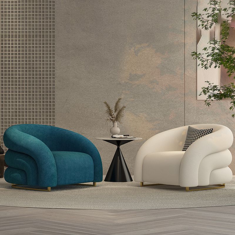 34.65" Wide Contemporary Style Single Sofa Chair Microfiber Arm Chair Clearhalo 'Accent Chairs' 'accent_chairs' 'Chairs & Seating' 'furn' 'furn_accent_chairs' 'Furniture' 'Living Room Furniture' 1200x1200_0520d464-2d32-4532-bfbf-09932ff5fbba