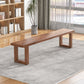 11.7-inch Width Solid Color Seating Bench Mid-Century Modern Rectangle Bench Clearhalo 'Benches' 'Chairs & Seating' 'furn' 'furn_benches' 'Furniture' 'Living Room Furniture' 1200x1200_0523c2b7-1975-47ff-8733-d7135a7ab60b