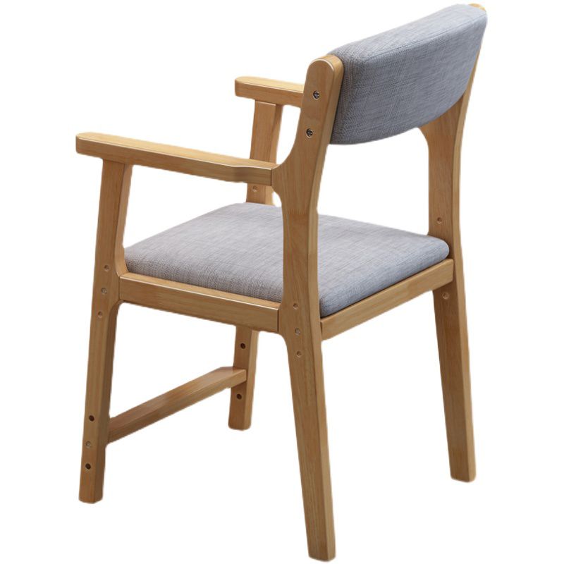 Wood Scandinavian Style Dining Chairs Home Open Back Dining Side Chair with Arm Clearhalo ' kitchen&dining_furn' 'Dining Chairs' 'Dining Tables & Seating' 'dining_chair' 'furn' 'furn_dining_chair' 'Furniture' 'furniture_dining_chair' 'Kitchen & Dining Furniture' 'kitchen' 1200x1200_05244ca5-fc9e-4652-a178-eb05e0e5ded5