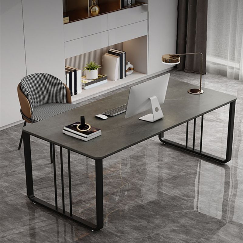 Modern Style Stone Top Office Desk Rectangle Writing Desk for Office Clearhalo 'furn' 'furn_office_desk' 'Furniture' 'Office Desks' 'Office Furniture' 'office_desk' 1200x1200_05246346-3ab9-499b-9de3-b42537060a4d