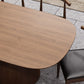 Oval Solid Wood Dining Table Contemporary Dining Table with Double Pedestal Base Clearhalo 'Dining Tables & Seating' 'Dining Tables' 'dining_table' 'furn' 'furn_dining_table' 'Furniture' 'Kitchen & Dining Furniture' 1200x1200_052633b5-96af-4336-9c2f-ddf103532fd0