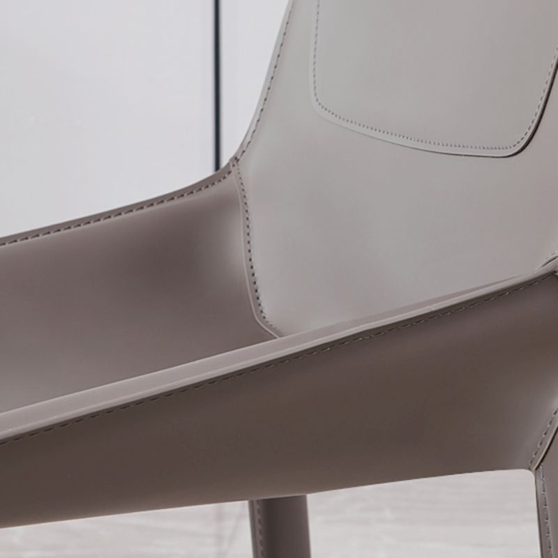 Modern Style Dining Chair Armless Dining Chairs with Metal Legs for Kitchen Clearhalo 'Dining Chairs' 'Dining Tables & Seating' 'dining_chair' 'furn' 'furn_dining_chair' 'Furniture' 'Kitchen & Dining Furniture' 1200x1200_05272b5e-67ad-409f-8474-2ea62f364c4a