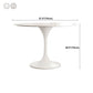 Stone Round Top Table Contemporary Dining Table with Pedestal Base Clearhalo 'Dining Tables & Seating' 'Dining Tables' 'dining_table' 'furn' 'furn_dining_table' 'Furniture' 'furniture_dining_table' 'Kitchen & Dining Furniture' 'kitchen' 'kitchen_dining_table' 1200x1200_05282381-1c7f-40a0-b141-3f1832daa608
