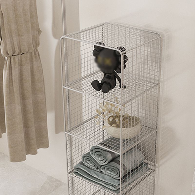 Glam Style Standard Bookshelf Metal Closed Back Shelf Bookcase for Home Use Clearhalo 'Bookcases' 'furn' 'furn_bookcases' 'Furniture' 'furniture_bookcases' 'Office Furniture' 1200x1200_05291a49-b0f2-41ec-9100-c90fda52847e