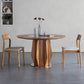 Round Dining Table Set 1/3/4/5/7 Pcs Ash Solid Wood Dining Table and Chairs