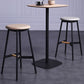 Industrial Black Counter Stools Metal Wood Backless Bar Stools with Round Seat Clearhalo 'Bar Furniture' 'Bar Stools' 'bar_stools' 'furn' 'furn_bar_stools' 'furniture_bar_stools' 'Kitchen & Dining Furniture' 'kitchen&dining_furn' 'kitchen' 'kitchen_furn' Furniture' 1200x1200_05297856-44fc-4077-a97d-b84146a48671