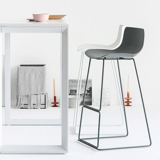 Bucket Footrest Bar & Counter Stool Indoor Plastic Modern Counter Bar Stool Clearhalo 'Bar Furniture' 'Bar Stools' 'bar_stools' 'furn' 'furn_bar_stools' 'furniture_bar_stools' 'Kitchen & Dining Furniture' 'kitchen&dining_furn' 'kitchen' 'kitchen_furn' Furniture' 1200x1200_052a0de0-1b2b-4098-a1b5-c8200a29fbce