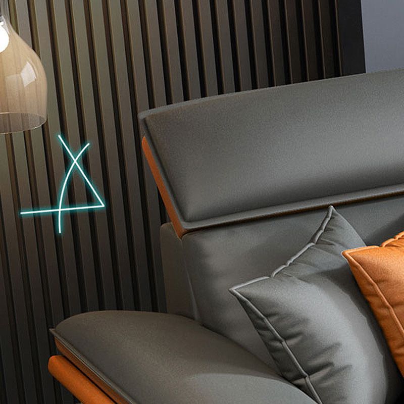 118.11"L x 66.93"W x 37.4"H Modern Fabric Sectional Cushion Back Sofa and Chaise Clearhalo 'furn' 'furn_sectionals' 'Furniture' 'furniture_sectionals' 'Living Room Furniture' 'Sectionals' 1200x1200_052a50fc-bbdf-40ff-ace9-53dd230513f8