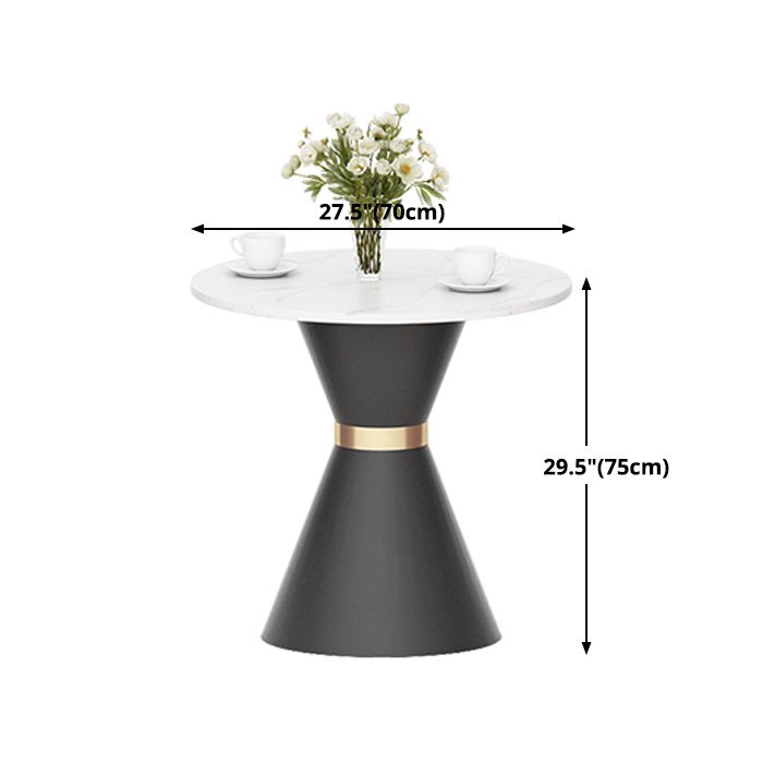 Luxury Sintered Stone Top Dining Table Indoor Round Table with Metal Pedestal Clearhalo 'Dining Tables & Seating' 'Dining Tables' 'dining_table' 'furn' 'furn_dining_table' 'Furniture' 'furniture_dining_table' 'Kitchen & Dining Furniture' 'kitchen' 'kitchen_dining_table' 1200x1200_052ad61a-220d-4508-b0cc-ea5d329ca0c8