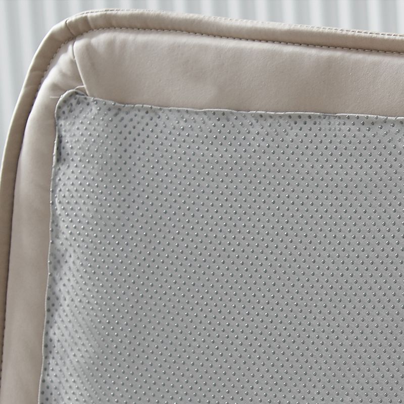 Modernistic Sofa with Bolster Pillows Armless Settee for Bonus Room