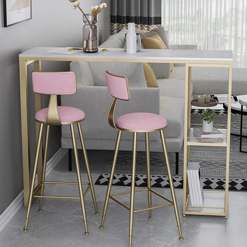Nordic Glam Rectangle Sintered Stone Table Dining Bar Counter Table for Home Clearhalo 'Bar Furniture' 'Bar Tables' 'bar_tables' 'furn' 'furn_bar_tables' 'Furniture' 'furniture_bar_tables' 'Kitchen & Dining Furniture' 1200x1200_052ce960-1c63-4e64-83e2-e3baa9f1cea6
