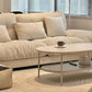 4 Legs Coffee Cocktail Table Wooden Oval Coffee or End Table with Shelf Clearhalo 'Coffee & Accent Tables' 'Coffee Tables' 'coffee_tables' 'furn' 'furn_coffee_tables' 'Furniture' 'Living Room Furniture' 1200x1200_052effc1-5d6f-4f74-9423-c9b5b4f70252