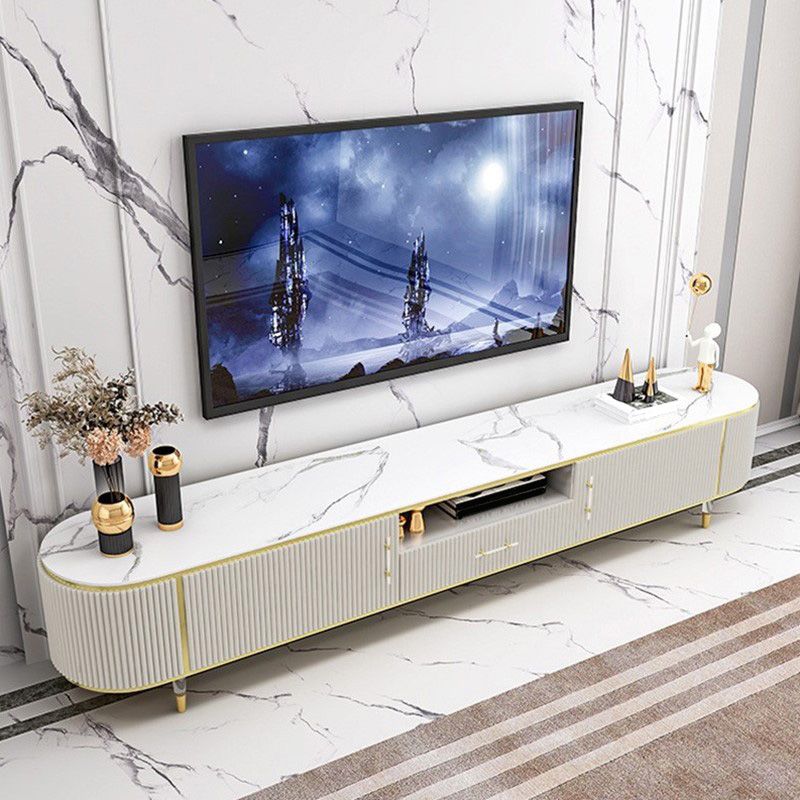 Contemporary TV Media Console Stone TV Media Stand for Living Room Clearhalo 'furn' 'furn_tv_stands_entertainment_centers' 'Furniture' 'Living Room Furniture' 'TV Stands & Entertainment Centers' 'TV Stands & Media Storage Furniture' 'tv_stands_entertainment_centers' 1200x1200_05305c26-0de3-4000-bb00-0d834fe4617b