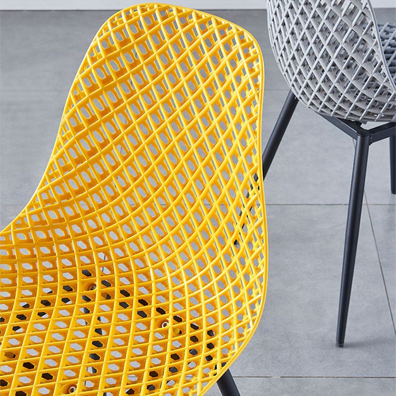 Contemporary Kitchen Chair Dining Armless Side Chair with Metal Legs Clearhalo ' kitchen&dining_furn' 'Dining Chairs' 'Dining Tables & Seating' 'dining_chair' 'Furniture' 'furniture_dining_chair' 'Kitchen & Dining Furniture' 'kitchen' 1200x1200_05326750-2078-4494-8c5d-62f70ad4f211