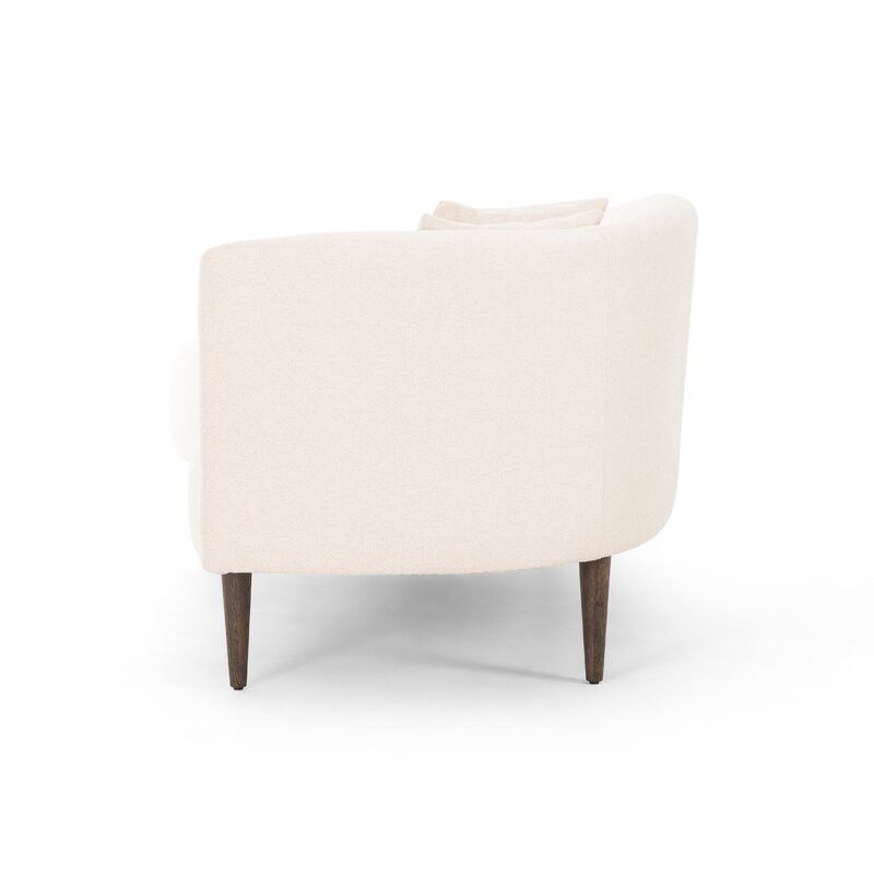 Living Room White Chaise Recessed Arms Modern Style Chaise Lounge with Upholster Clearhalo 'Chairs & Seating' 'Chaise Lounge' 'chaise_lounge' 'furn' 'furn_chaise_lounge' 'Furniture' 'Living Room Furniture' 1200x1200_0533adfa-a8b0-44c3-bc62-bb78ffe1d0e8