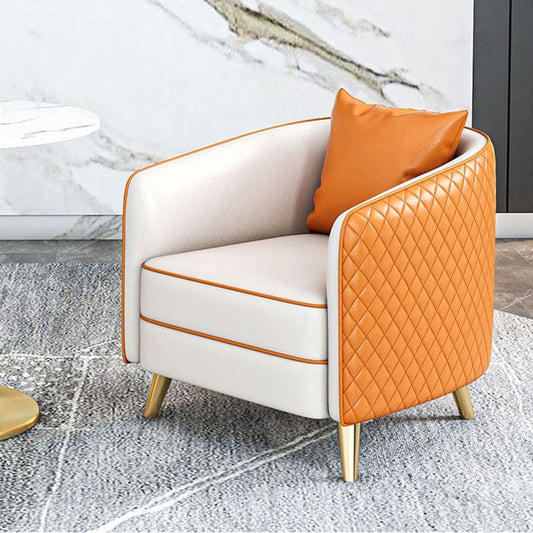 25,59 "breites künstliches Ledersofa zeitgenössischer Standard -Arm -Armsofa