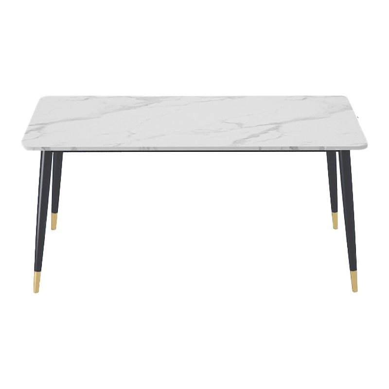 1/4/5 Pieces White Stone Dining Set Modern Solid Back Chair Rectangle Dining Furniture Clearhalo 'Dining Room Sets' 'Dining Tables & Seating' 'dining_room_set' 'furn' 'furn_dining_room_set' 'Furniture' 'furniture_dining_room_set' 'Kitchen & Dining Furniture' 'kitchen&dining_furn' 'kitchen' 1200x1200_05361a18-33fc-44a4-ac99-a9c25fb3f781