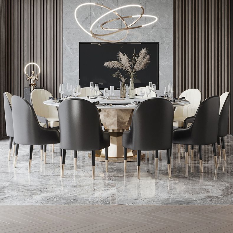 Round Dinette Table Traditional Luxury Dining Site Table with Pedestal Base Clearhalo ' dining_table' 'Dining Tables & Seating' 'Dining Tables' 'furn' 'furn_dining_table' 'Furniture' 'furniture_dining_table' 'Kitchen & Dining Furniture' 'kitchen&dining_furn' 'kitchen' 'kitchen_dining_table' 1200x1200_05378868-aed4-4b23-b1ca-d336ae0abac7