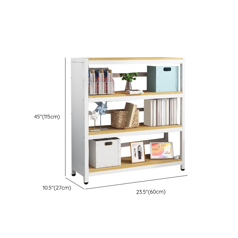 Modernes Holz Open Back Regal Bücherregale Regale für Home Office enthalten