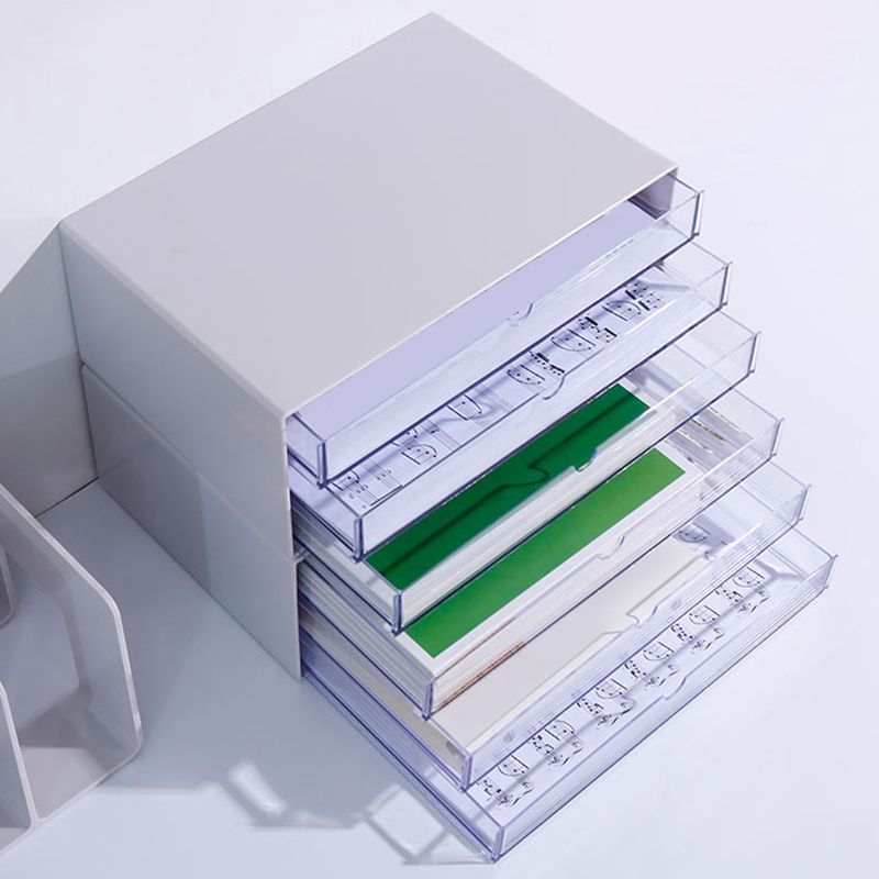 ACRYLIC ACRílico moderno con 3 cajones Archivo para el hogar u oficina