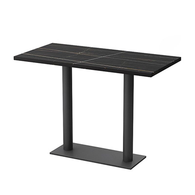 Industrial Sintered Stone Top Dinner Room Kitchen Table Metal Base Table for Dining Room Clearhalo ' dining_table' 'Dining Tables & Seating' 'Dining Tables' 'furn' 'furn_dining_table' 'Furniture' 'furniture_dining_table' 'Kitchen & Dining Furniture' 'kitchen&dining_furn' 'kitchen' 'kitchen_dining_table' 1200x1200_05397f29-2c33-4c87-b712-d33cab854252