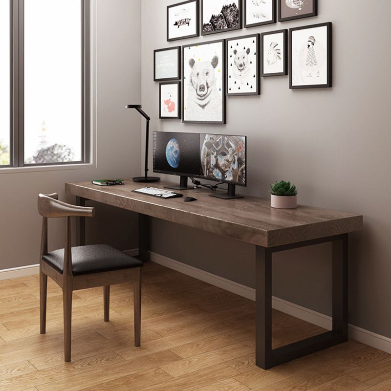 Wooden Contemporary Office Desk Rectangular Office Desk with Sled Base Clearhalo 'furn' 'furn_office_desk' 'Furniture' 'Office Desks' 'Office Furniture' 'office_desk' 1200x1200_053a628e-1563-4ae1-b471-bbb9b1c0f48b