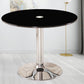 Modern Round Dining Room Table Tempered Glass Table with Tulip Base for Dining Room Clearhalo ' dining_table' 'Dining Tables & Seating' 'Dining Tables' 'furn' 'furn_dining_table' 'Furniture' 'furniture_dining_table' 'Kitchen & Dining Furniture' 'kitchen&dining_furn' 'kitchen' 'kitchen_dining_table' 1200x1200_053b30e0-8842-40ff-82b7-cb190169c1e2