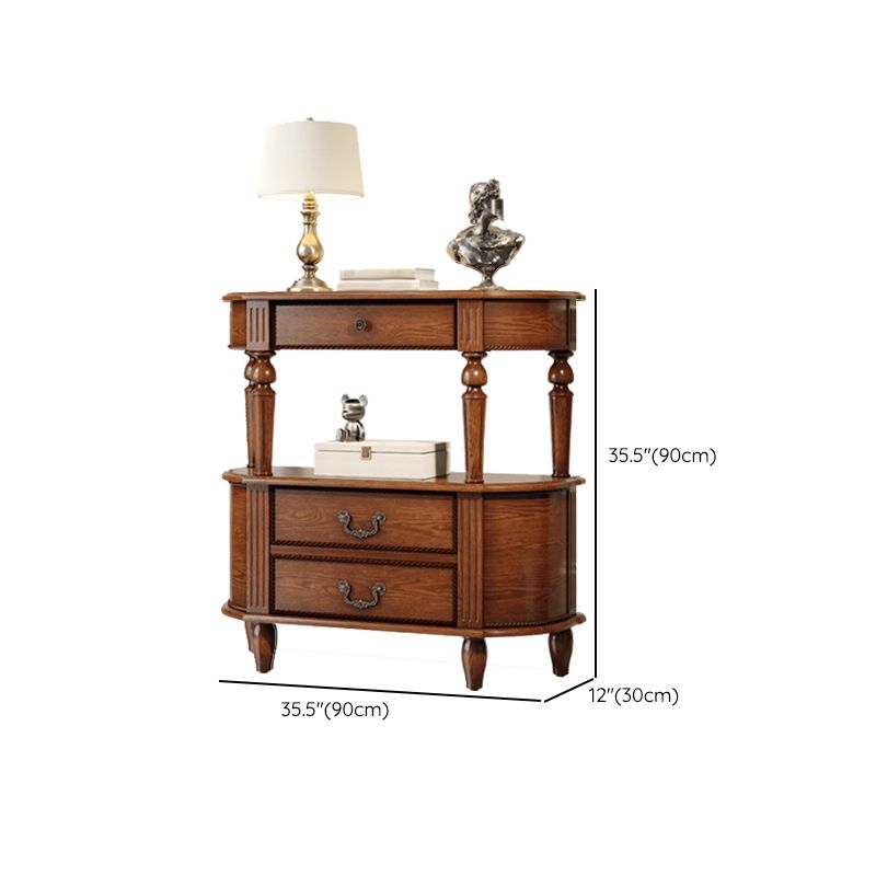 12 Inch Wide Console Table Mid Century Modern Wood Accent Table