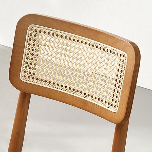 Glam Rattan Patio Dining Chair Open Back Dining Side Chair for Dining Room Clearhalo 'Dining Chairs' 'Dining Tables & Seating' 'dining_chair' 'furn' 'furn_dining_chair' 'Furniture' 'furniture_dining_chair' 'Kitchen & Dining Furniture' 1200x1200_053b7579-ec01-4e48-ba83-904a281bac02