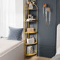 3/5-Shelf Contemporary Corner Bookshelf Iron Open Bookshelf for Living Room Clearhalo 'Bookcases' 'furn' 'furn_bookcases' 'Furniture' 'furniture_bookcases' 'Office Furniture' 1200x1200_053bdf44-8c98-4282-9b74-98a2ea19c0d4