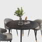 Luxury Style Home Sintered Stone Dining Table 4 Legs Metallic Base Round Table Clearhalo ' dining_table' 'Dining Tables & Seating' 'Dining Tables' 'furn' 'furn_dining_table' 'Furniture' 'furniture_dining_table' 'Kitchen & Dining Furniture' 'kitchen&dining_furn' 'kitchen' 'kitchen_dining_table' 1200x1200_053c2ce9-975c-4332-9347-bdad9c582ea4