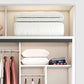 White Sliding Wardrobe Closet Engineered Wood Wardrobe Armoire