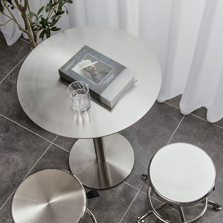 Metal Industrial Dining Table Stainless Steel Table for Kitchen and Dining Room Clearhalo ' dining_table' 'Dining Tables & Seating' 'Dining Tables' 'furn' 'furn_dining_table' 'Furniture' 'furniture_dining_table' 'Kitchen & Dining Furniture' 'kitchen&dining_furn' 'kitchen' 'kitchen_dining_table' 1200x1200_053db327-8a3c-4ae1-ac3f-04529dc8cb70