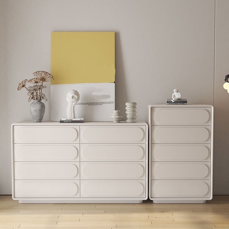 Modernismo Horizontal Cofre de lencería de almacenamiento de madera horizontal para espacio para habitación