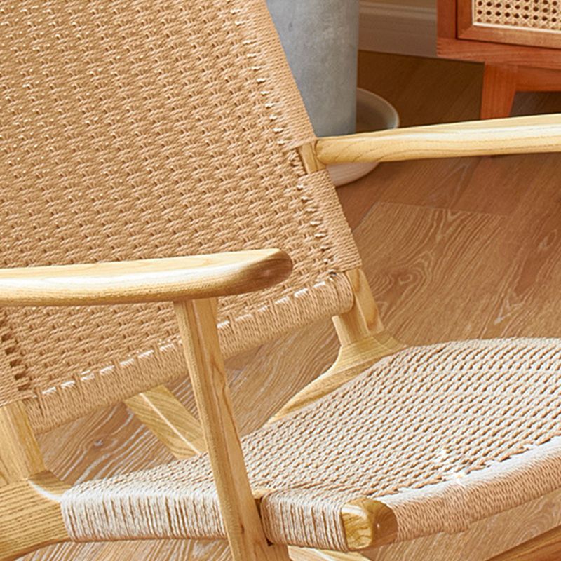 Modern Indoor Rocking Chair Natural Rattan Rocking Chair for Living ...