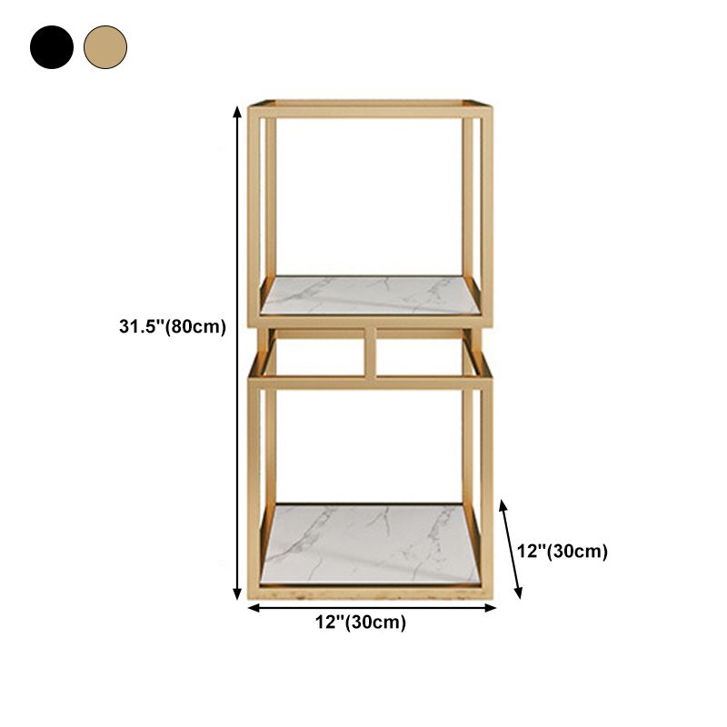 11.81 "W Bibshelf Contemporary Style Open Back Biblic pour Home Office