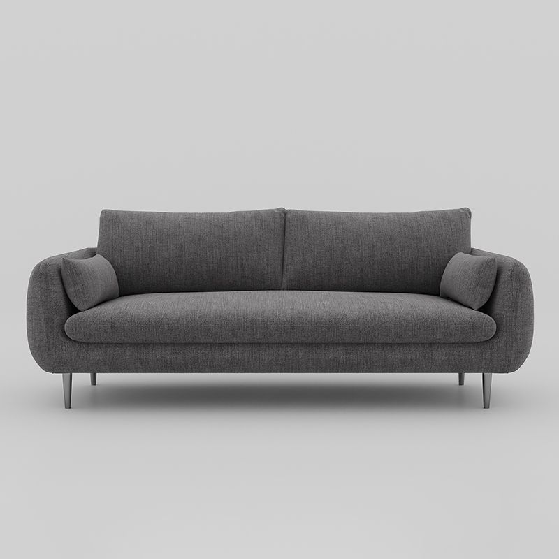 Contemporary Fabric Loose Back Sofa 31.5"High Pillow Top Arm Sofa for Apartment Clearhalo 'furn' 'furn_sofas' 'Furniture' 'furniture_sofas' 'kitchen' 'kitchen_sofas' 'Living Room Furniture' 'Sofa' 'sofas' 1200x1200_0544fbdb-75f6-48a5-9140-a181a68bf8c1