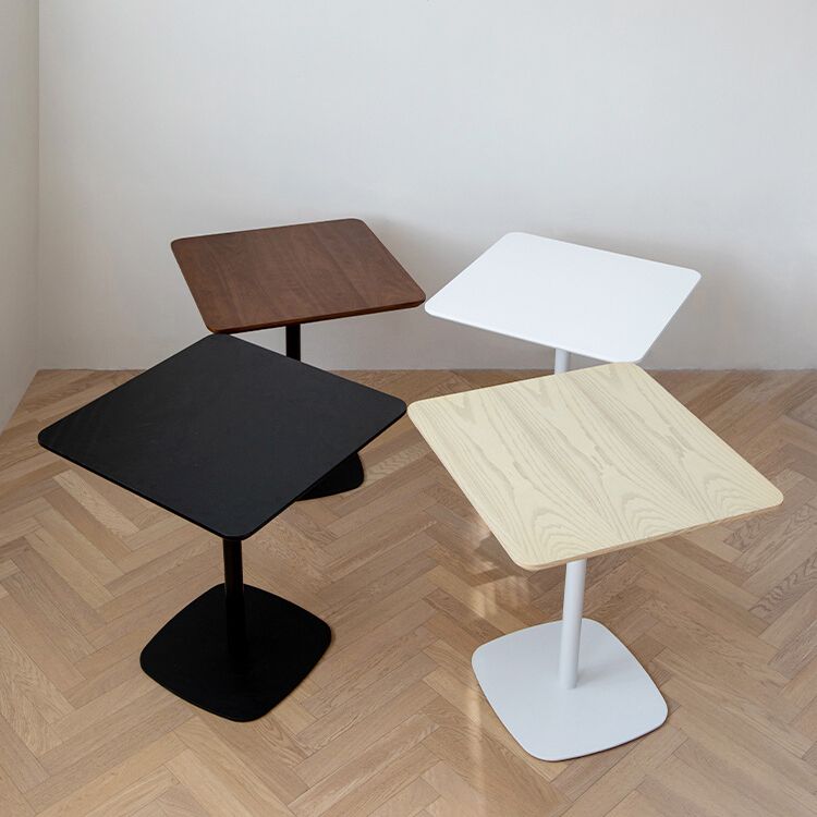 Industrial Style Solid Wood Dining Table Square Table with Metal Base for Dinning Room Clearhalo ' dining_table' 'Dining Tables & Seating' 'Dining Tables' 'furn' 'furn_dining_table' 'Furniture' 'furniture_dining_table' 'Kitchen & Dining Furniture' 'kitchen&dining_furn' 'kitchen' 'kitchen_dining_table' 1200x1200_0545e470-2944-4ab4-b845-b5b632a105f2