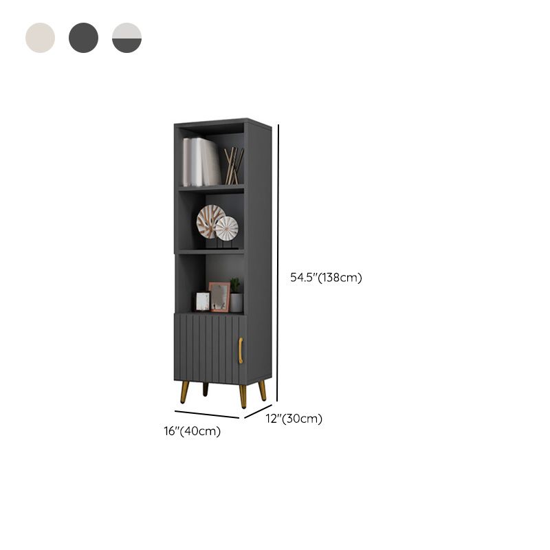 15.7" W Modern Glass Paned Cabinet Shelves Included Side Cabinet with 2 Doors Clearhalo 'Cabinets & Chests' 'cabinets_chests' 'furn' 'furn_cabinets_chests' 'Furniture' 'Living Room Furniture' 1200x1200_05478542-2d0a-4e5e-bd9b-a51109ec780d
