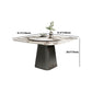 Contemporary Sintered Stone Table Square Table Set 1/3/5 Pieces Dining Set Clearhalo 'Dining Room Sets' 'Dining Tables & Seating' 'dining_room_set' 'furn' 'furn_dining_room_set' 'Furniture' 'Kitchen & Dining Furniture' 1200x1200_0547e635-d0f4-405b-8afe-437e08d54d35