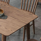 Modern Brown Dining Table Rectangle Solid Wood Dining Table with 4 Legs Clearhalo ' dining_table' 'Dining Tables & Seating' 'Dining Tables' 'furn' 'furn_dining_table' 'Furniture' 'furniture_dining_table' 'Kitchen & Dining Furniture' 'kitchen&dining_furn' 'kitchen' 'kitchen_dining_table' 1200x1200_05486cc7-135a-4589-a976-1d13f44f5892