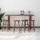 Contemporary Rectangle Pub Table Set 1/4/5 Pcs Bar Table with Wooden Stools Clearhalo 'Bar Furniture' 'furn' 'furn_home_bar_bar_sets' 'Furniture' 'Home Bars & Bar Sets' 'home_bar_bar_sets' 'Kitchen & Dining Furniture' 1200x1200_05496155-ea5e-43b2-9005-5291b9eae14d