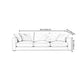 Square Armrest Sponge/latex Seat Filled Wood Technology Rectangular Sofa Clearhalo 'furn' 'furn_sofas' 'Furniture' 'furniture_sofas' 'kitchen' 'kitchen_sofas' 'Living Room Furniture' 'Sofa' 'sofas' 1200x1200_054971ff-bc18-4244-980a-a3d8903fe4e9