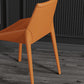 Sedia laterale in pelle finta set di sedie da pranzo laterale moderna