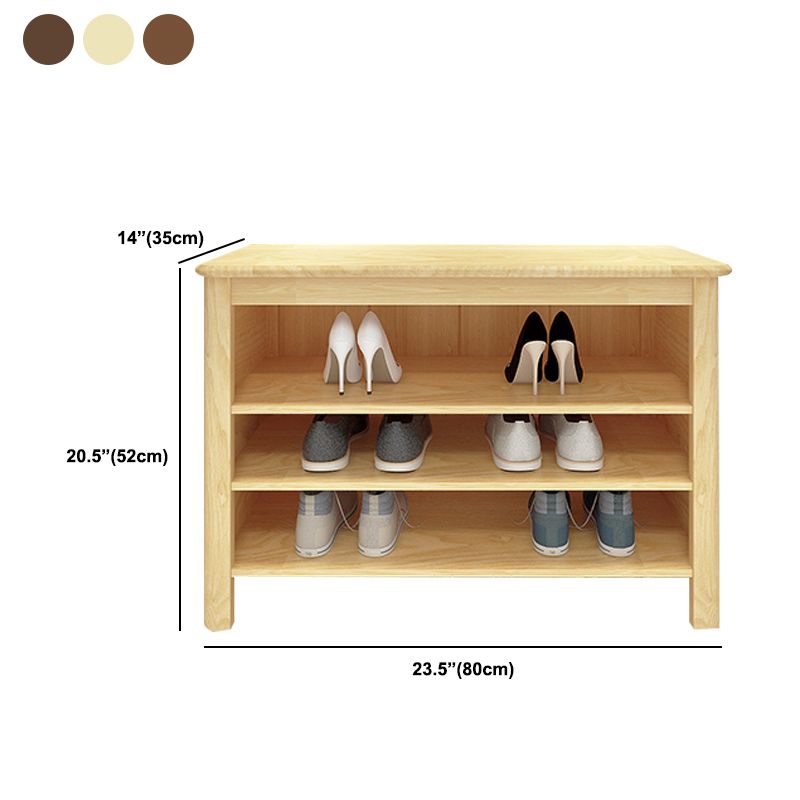 13.8" Wide Modern Entryway Bench Solid Wood Entryway Bench Seating Bench Clearhalo 'Benches' 'Chairs & Seating' 'furn' 'furn_benches' 'Furniture' 'Living Room Furniture' 1200x1200_054b0258-4321-41e5-a964-a76b49abf317