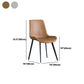 Modern Style Faux Leather Dining Chairs Metal Dining Chair for Restaurant Use